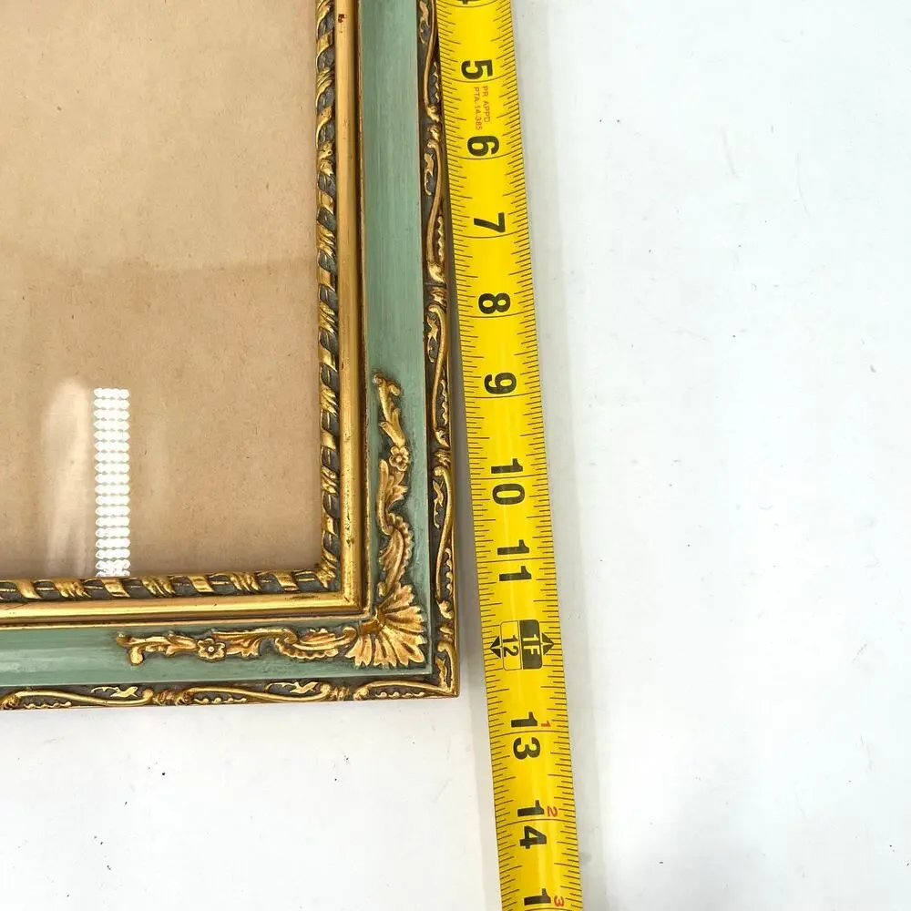 Antique 1940 French Country Vénitien Rococo ornate picture frame